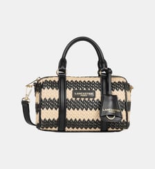 Sac à main polochon S effet osier Lancaster
