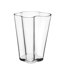 Vase Alvar Aalto  27 cm en verre soufflé transparent Iittala