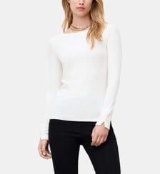 T-shirt tjeanne - Motif uni - Viscose lenzing ecovero - Coupe ajustée Caroll