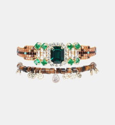 Bracelet double perles et pampilles DILI Hipanema