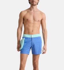 Maillot de bain court stretch ceinture plate Graphic Urchin Vilebrequin