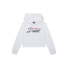 Sweat à capuche avec logo Diesel Kids
