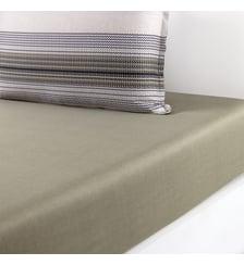 Drap housse en satin de coton Boss Home