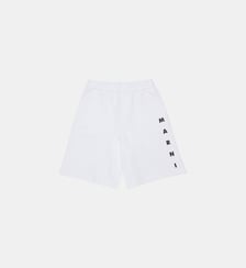 Short en molleton avec logo Marni
