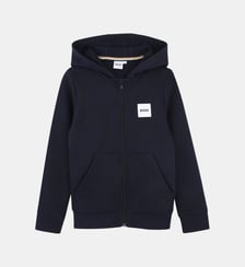 Sweat zippé à capuche BOSS Kidswear