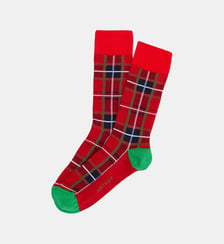 Chaussettes en coton - Clan Rouge Arthur