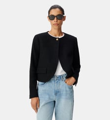 Veste carrée effet tweed Ikks