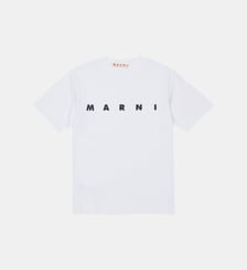 T-shirt en jersey avec logo Marni