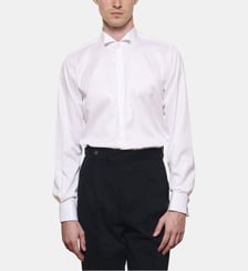 Chemise blanche col cassé coupe cintrée Atelier Privé