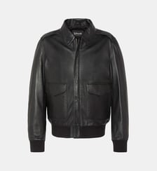 Blouson pilote, cuir d'agneau. Schott