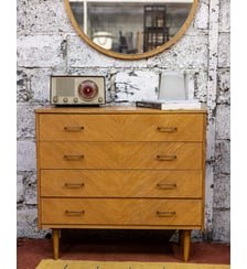 Superbe commode scandinave Olga N°1131 - Produit chiné Debongout