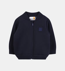 Cardigan avec fermeture éclair et manches contrastantes Timberland
