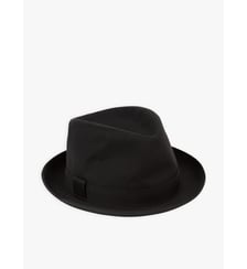 chapeau Biblos noir en coton Agnès b.