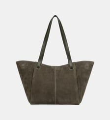 Sac cabas épaule Suède en cuir Lancaster