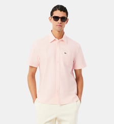 Chemise manches courtes regular fit Oxford Lacoste