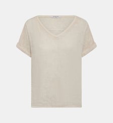 T-shirt V ample en lin Gerard Darel