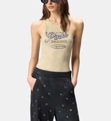 Débardeur à message vintage Pinko