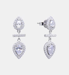 Pendante Infini Poire Argenté GBO852-W Gena