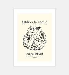 Poster   Poesie - The Poster Club x Lucrecia Rey Caro Poster & Frame