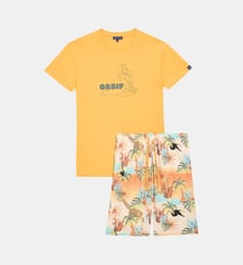 Pyjashort en jersey de coton léger - Oasif Arthur