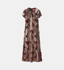 Robe Super Midi Swing Primrose Bronze La DoubleJ