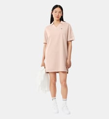 Robe polo jacquard monogramme Lacoste