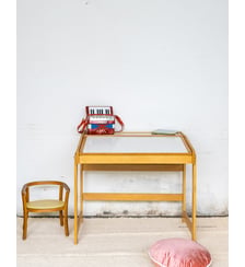 Bureau en bois Yvan N°27- Produit chiné Debongout
