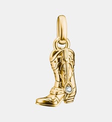 Charm botte de cowboy avec zirconia blanc Thomas Sabo