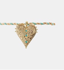 Bracelet de cheville chaîne avec pendentif cœur GIANO Hipanema