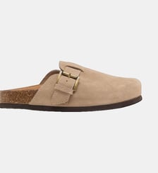 Sabots plats Munch en cuir Jonak