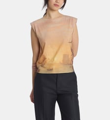 t-shirt en coton agnès b. inspirée par le Louvre Agnès b.