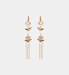 Boucles d'oreilles pendantes coquillages et chaînes MALDIVE Hipanema