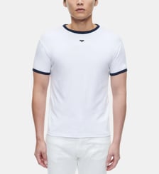 T-shirt droit en coton monogramme Fursac