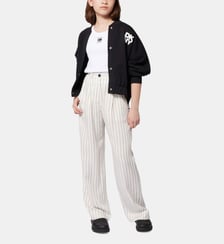 Pantalon rayé large DKNY