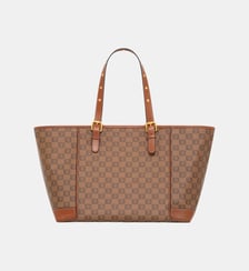 Cabas en toile enduite monogrammée et cuir - SIMPLE BAG Gerard Darel