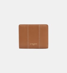 Petit portefeuille Marguerite en cuir grainé Le Tanneur