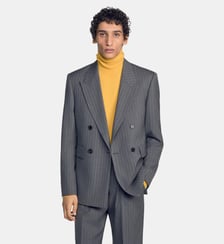 Veste en laine rayée Sandro