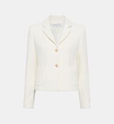 Veste de tailleur en tweed uni - TAHITI Gerard Darel