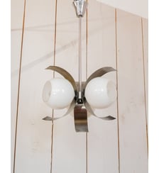 Suspension rétro arc de lune en opaline  Sonia N°239- Produit chiné Debongout