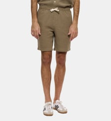 Bermuda gaze de coton kaki Atelier Privé