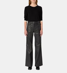 Pantalon flare en cuir - CYNTHIA Gerard Darel