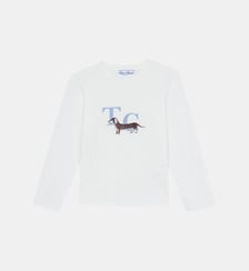 T-shirt -  coton imprimé chien Tartine Et Chocolat