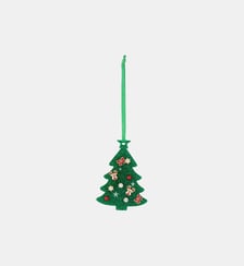 Set de boucles d'oreilles de Noël à suspendre - Sapin Balaboosté