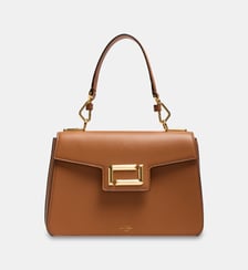 Sac porté main M en cuir signature Lancel