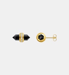 Clous d’oreilles avec cristal en onyx noir Thomas Sabo