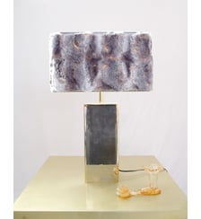 Lampe à poser en métal Julia N°1133 - Produit chiné Debongout