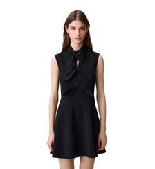Robe courte col à nœud Claudie Pierlot