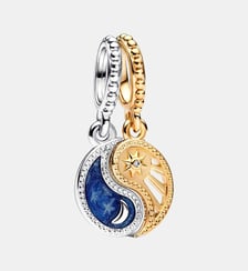 Charm Pendant Soleil & Lune Séparable Bimatière Pandora