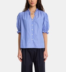 Chemise rayée à volants - COLLEEN Pablo
