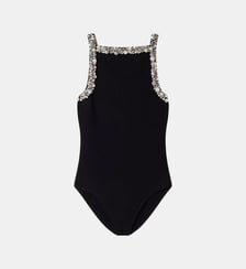 Body en maille à perles et strass Sandro